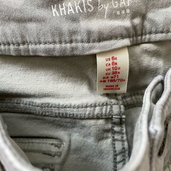 Khakis by GAP gray/ green camo cargo pants, size 6 R - Picture 6 of 6